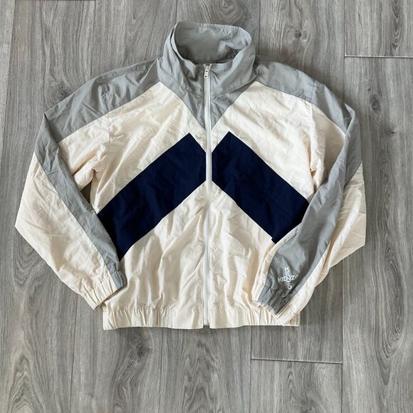 Kenzo Windbreaker Adult Large Color Block Multi Sport Jacket Zip Mesh Lining - Picture 3 of 9